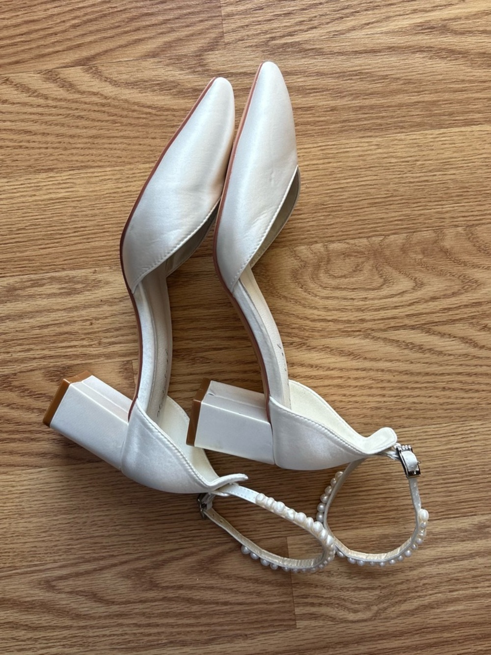 G. Westerleigh Madison Bridal Shoes Size 37 White - Picture 7 of 12
